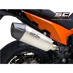 SC-Project Exhaust X-Plorer II | Silver | KTM 890 SMT