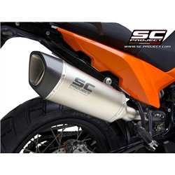 SC-Project Exhaust SC1-R | Silver | KTM 890 SMT