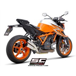 SC-Project Exhaust S1-CNC Twin | Silver | KTM 1290 Super Duke R