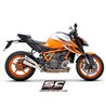 SC-Project Uitlaat S1-CNC Twin | Zilver | KTM 1290 Super Duke R