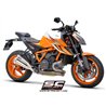 SC-Project Uitlaat S1-CNC Twin | Zilver | KTM 1290 Super Duke R