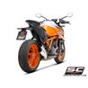 SC-Project Uitlaat S1-CNC Twin | Zilver | KTM 1290 Super Duke R