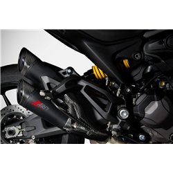 Zard Uitlaten RVS Zwart Ducati 937 Monster