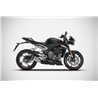 Zard Exhaust (Short) Titanium Silver Triumph 765 Street Triple