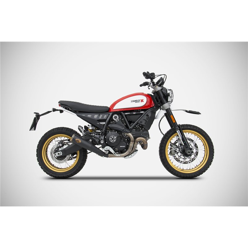 Zard Uitlaat Zuma RVS Zilver Ducati 800 Scrambler