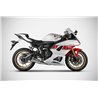 Zard Exhaust System Stainless Steel Silver Yamaha R7