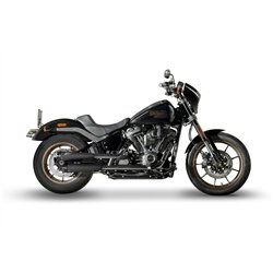 Zard Uitlaten RVS Zwart Harley Davidson Softail Low Rider S