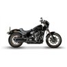 Zard Uitlaten RVS Zwart Harley Davidson Softail Low Rider S