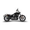 Zard Uitlaten RVS Zwart Harley Davidson Softail Standard