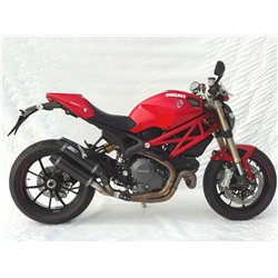 Zard Exhaust (Round) Carbon Carbon Ducati 1100 Monster EVO