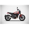 Zard Exhaust Special Stainless Steel Silver Ducati 800 Scrambler