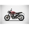 Zard Uitlaten SP Version RVS Zilver Triumph 1200 Speed Twin