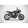 Zard Uitlaten SP Version RVS Zilver Triumph 1200 Speed Twin