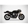 Zard Uitlaten SP Version RVS Zilver Triumph 1200 Thruxton