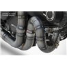 Zard Downpipes (Zard/OEM) Stainless Steel Silver Ducati 800 Scrambler