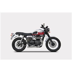 Zard Exhaust System Cross Stainless Steel Silver Triumph 865 Bonneville