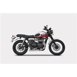 Zard Uitlaatsysteem Cross RVS Zilver Triumph 865 Scrambler