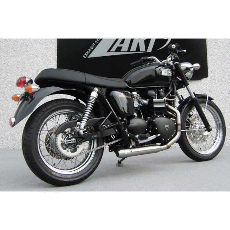 Zard Exhaust System Cross Stainless Steel Silver Triumph 865 Thruxton
