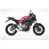 Zard Exhaust System Stainless Steel Silver Yamaha 700 MT-07