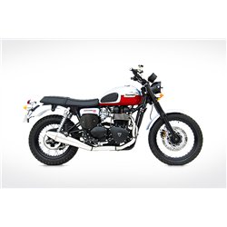 Zard Uitlaatsysteem RVS Zilver Triumph 865 Scrambler