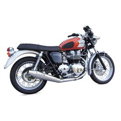 Zard Exhaust System Conical (Low) Stainless Steel Silver Triumph 865 Thruxton