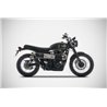 Zard Exhausts Stainless Steel Silver Triumph 900 Scrambler
