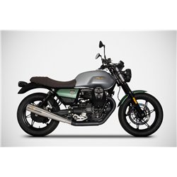 Zard Exhausts Stainless Steel Silver Moto Guzzi 850 V7