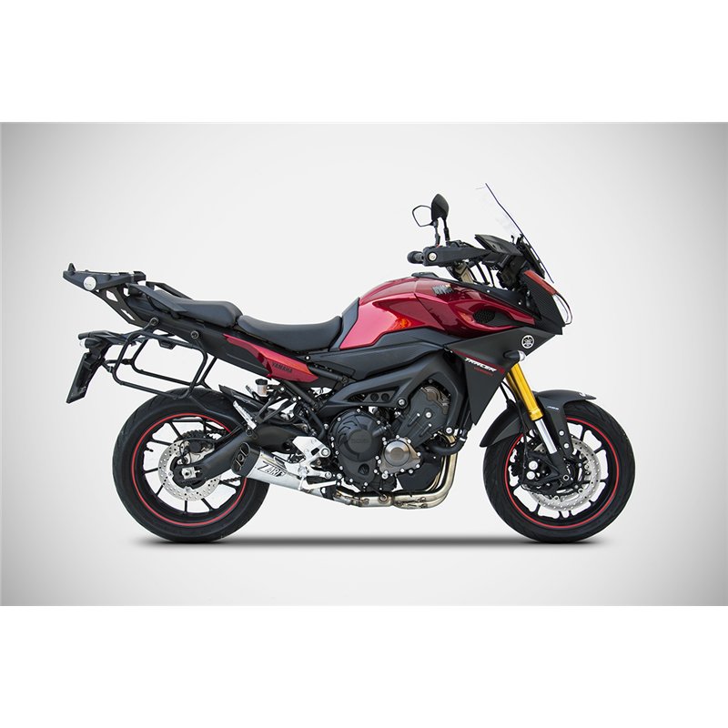 Zard Exhaust System Short Stainless Steel Silver Yamaha 850 MT-09