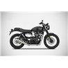 Zard Exhaust System Conical Stainless Steel Silver Triumph 900 Scrambler