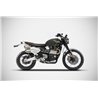 Zard Exhausts Stainless Steel Silver Triumph 1200 Scrambler