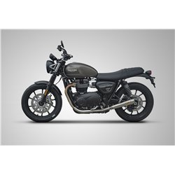 Zard Uitlaten Laag RVS Zilver Triumph 900 Speed Twin
