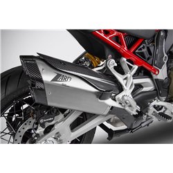 Zard Exhaust Titanium Silver Ducati 1158 Multistrada
