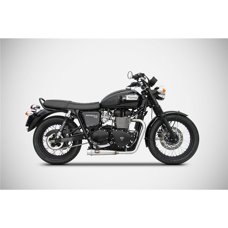 Zard Uitlaatsysteem RVS Zilver Triumph 800 Bonneville