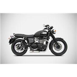 Zard Exhaust System Stainless Steel Silver Triumph 865 Bonneville