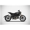 Zard Downpipes Titanium Silver Indian 1200 FTR