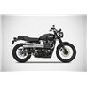 Zard Uitlaten Six Days RVS Zilver Triumph 900 Scrambler