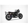 Zard Exhausts Stainless Steel Silver Moto Guzzi V9 Bobber/Roamer