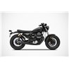 Zard Exhausts Stainless Steel Silver Moto Guzzi V9 Bobber/Roamer