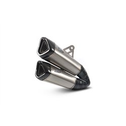 Zard Uitlaten Titanium Zilver Indian 1200 FTR