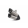 Zard Uitlaten Titanium Zilver Indian 1200 FTR