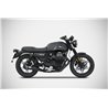 Zard Exhaust System Conical Round Stainless Steel Black Moto Guzzi 744 V7 III