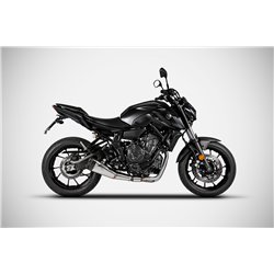 Zard Exhaust System Stainless Steel Silver Yamaha MT-07 / Tracer 700 / Tracer 7