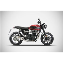 Zard Uitlaatsysteem SP Version RVS Zilver Triumph 1200 Speed Twin