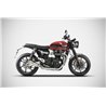 Zard Uitlaatsysteem SP Version RVS Zilver Triumph 1200 Speed Twin