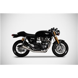 Zard Uitlaatsysteem SP Version RVS Zilver Triumph 1200 Thruxton