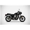 Zard Exhausts Stainless Steel Silver Triumph 900 Bonneville T100