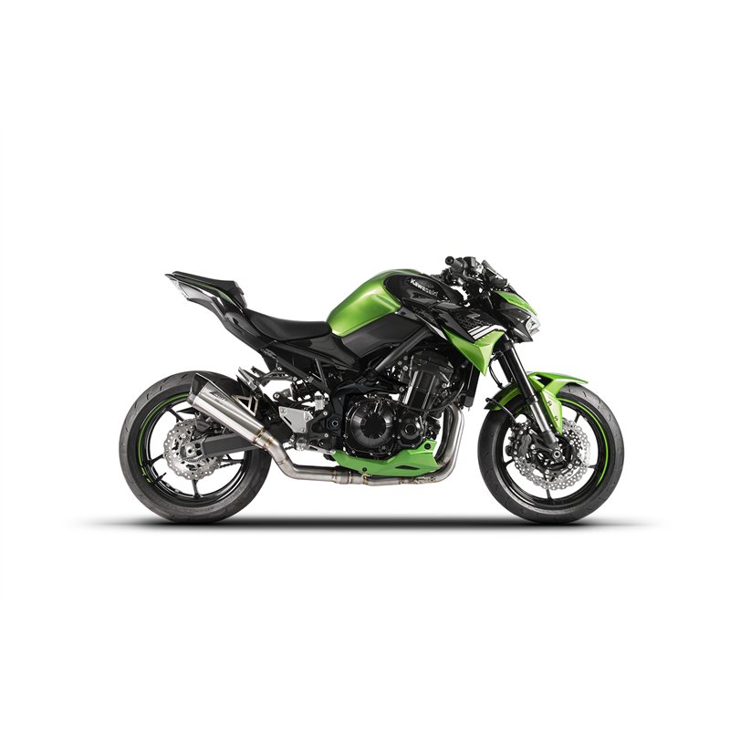 Zard Exhaust System Titanium Silencer Stainless Steel Silver Kawasaki Z900