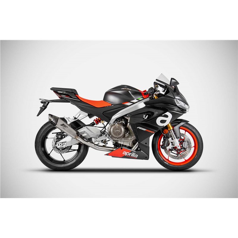 Zard Uitlaatsysteem Titanium Zilver Aprilia RS660