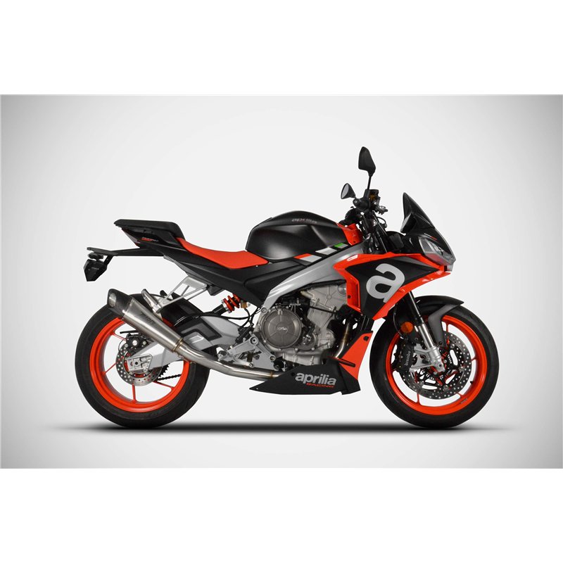 Zard Uitlaatsysteem Titanium Zilver Aprilia 660 Tuareg