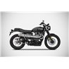 Zard Exhaust System Conical (high) Stainless Steel Silver Triumph 900 Scrambler